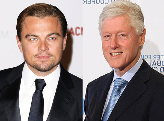 Leonardo DiCaprio, Bill Clinton Leonardo DiCaprio, Bill Clinton